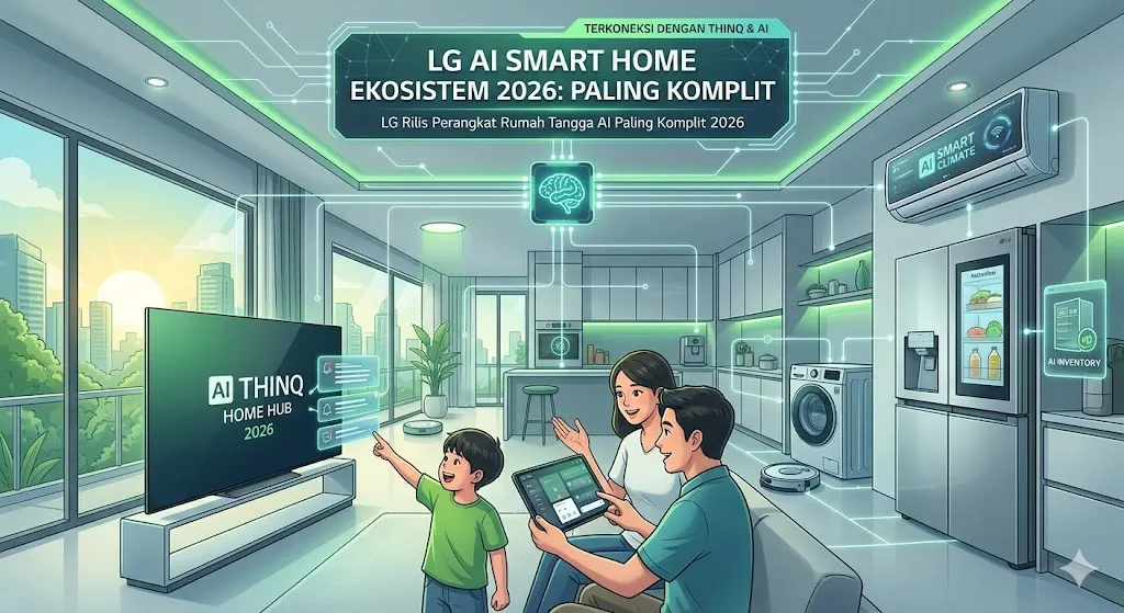 LG Rilis Perangkat Rumah Tangga AI Paling Komplit 2026
