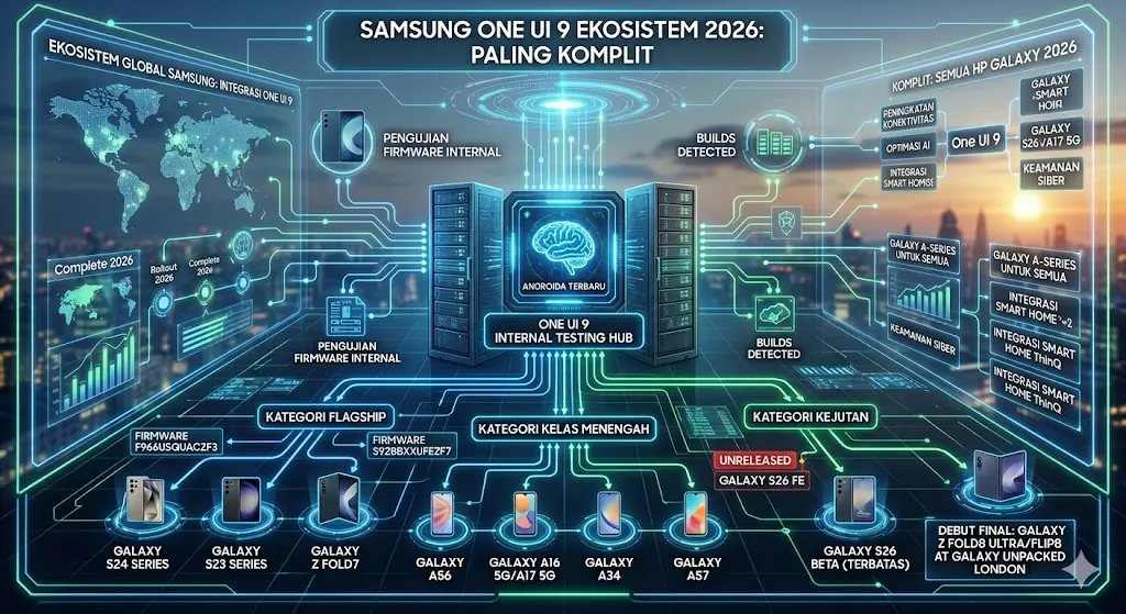 Samsung Uji One UI 9 di Belasan HP Galaxy Termasuk Mid-Range