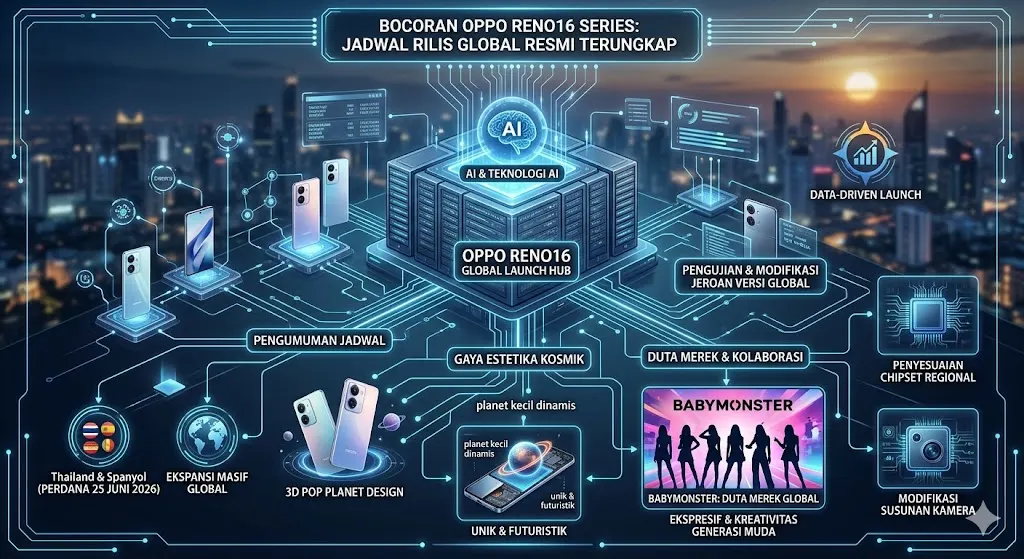 Oppo Reno16 Series Siap Gebrak Pasar Global Akhir Juni Ini