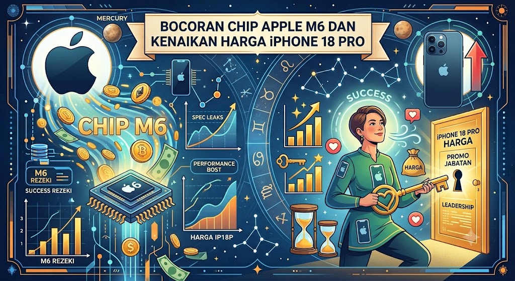 Bocoran Chip Apple M6 dan Kenaikan Harga iPhone 18 Pro