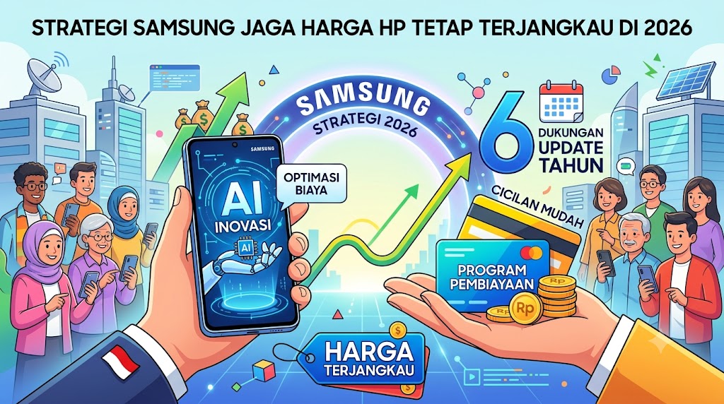 Strategi Samsung Jaga Harga HP Tetap Terjangkau di 2026