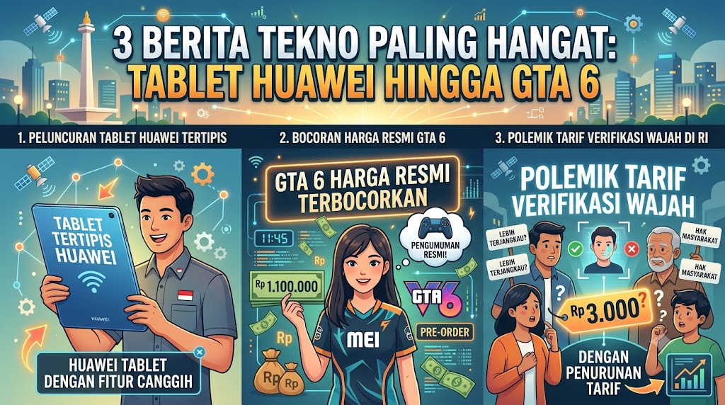 Update Berita Teknologi: Huawei, GTA 6, dan Aturan Bar