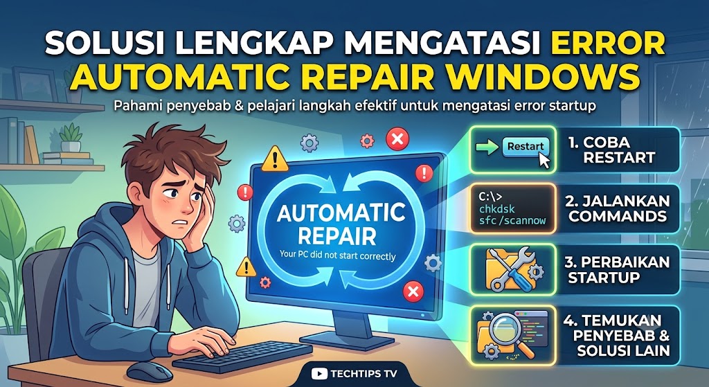 Solusi Lengkap Mengatasi Error Automatic Repair Windows