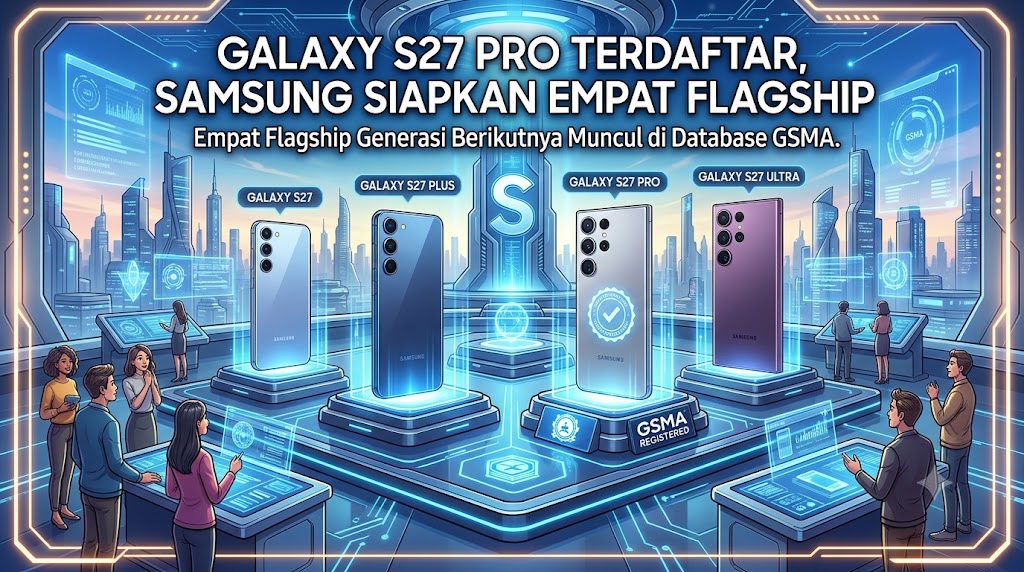 Galaxy S27 Pro Terdaftar, Samsung Siapkan Empat Flagship